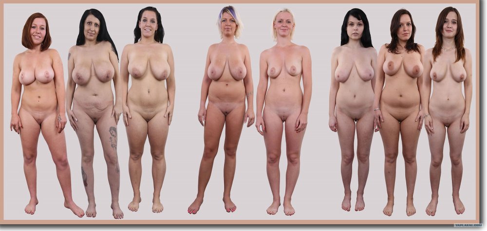 Naked women of different sets