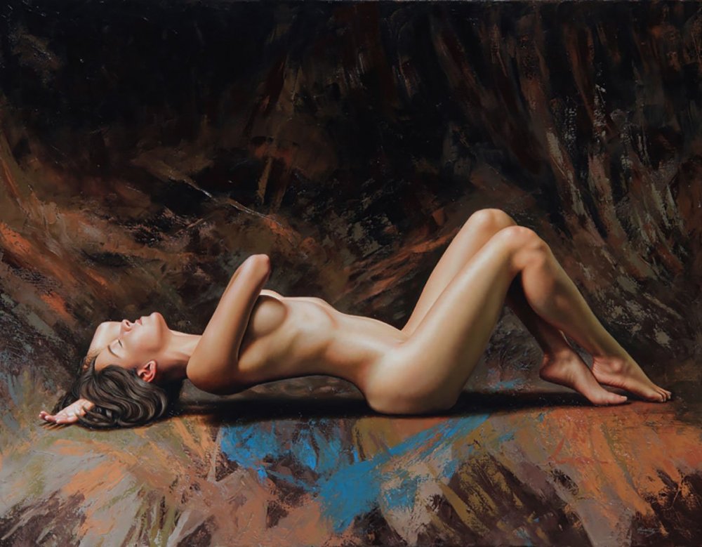 Artist Omar Ortiz (Ortiz) Erotic hyperrealism