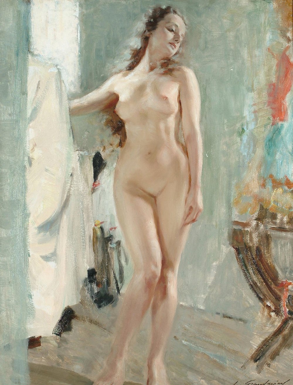 Modern erotic painting
