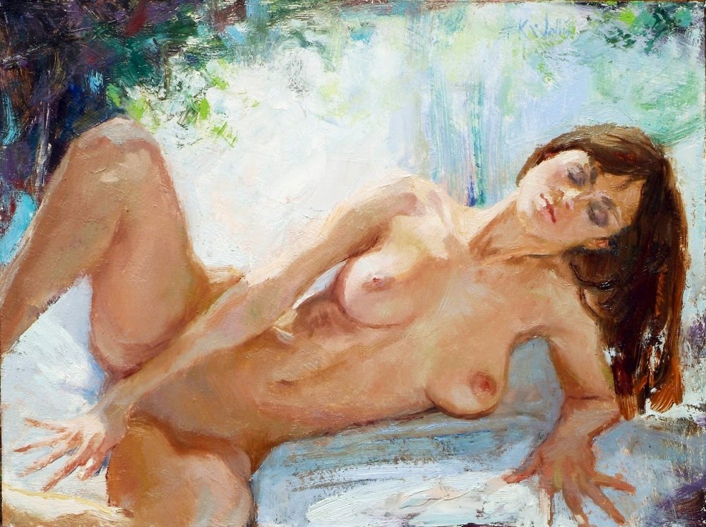 Nude painting Eric Valles