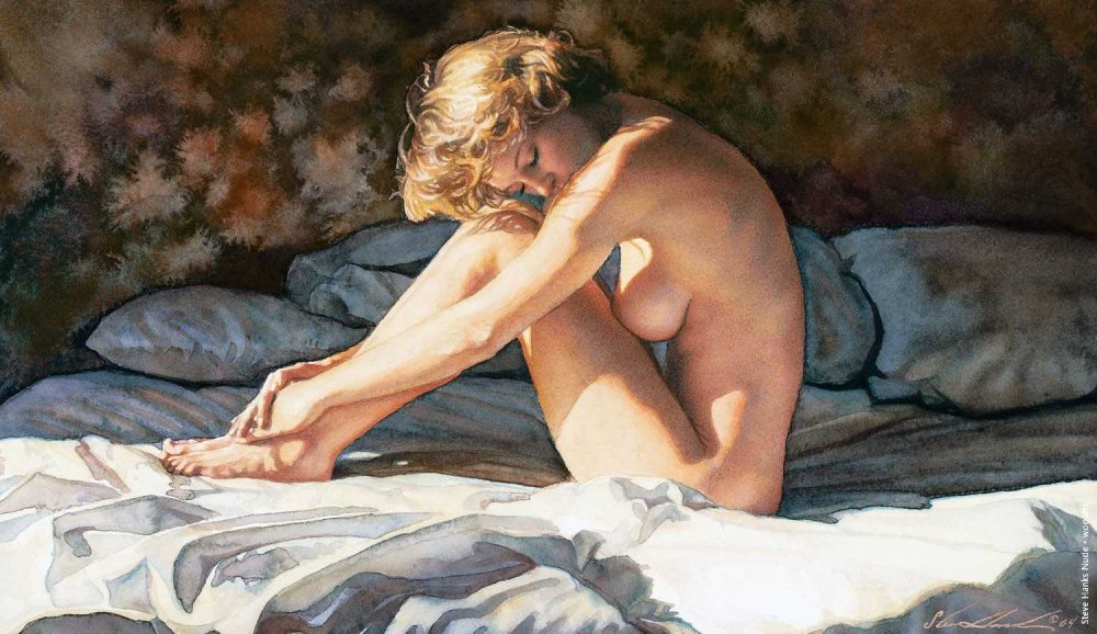 Steve Henks-watercolor women naked