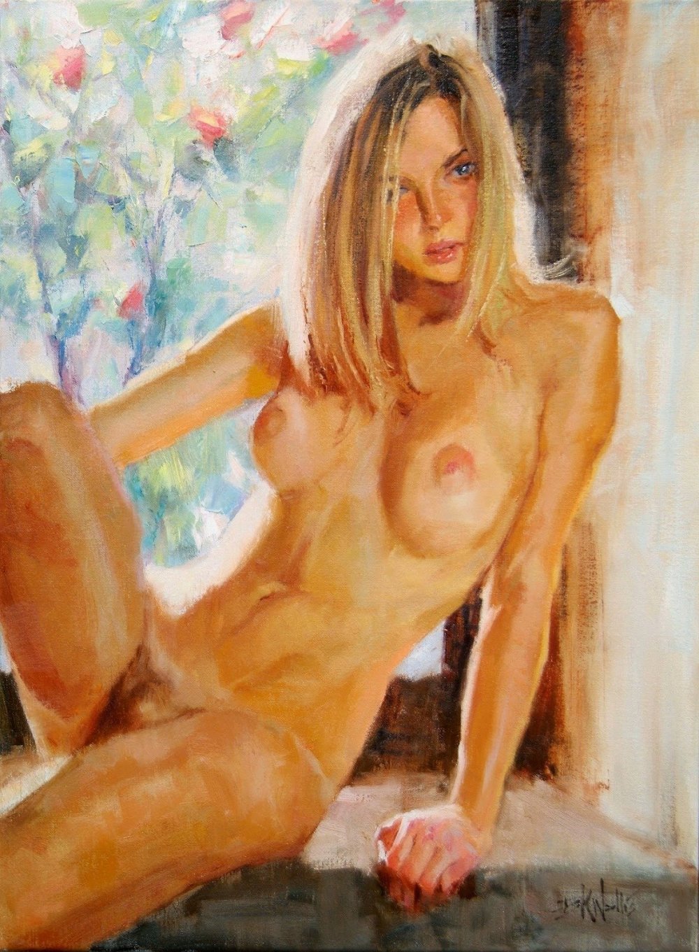 Nude painting Eric Valles