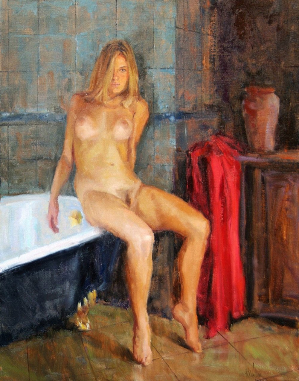 Nude painting Eric Valles