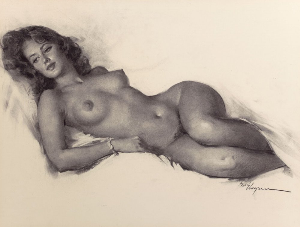 Jean-Gabriel Domarg "Lying Nude"