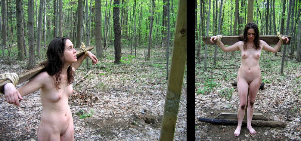 Lush naked women in nature