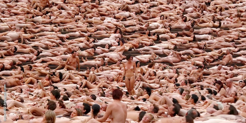 Naked people of all ages