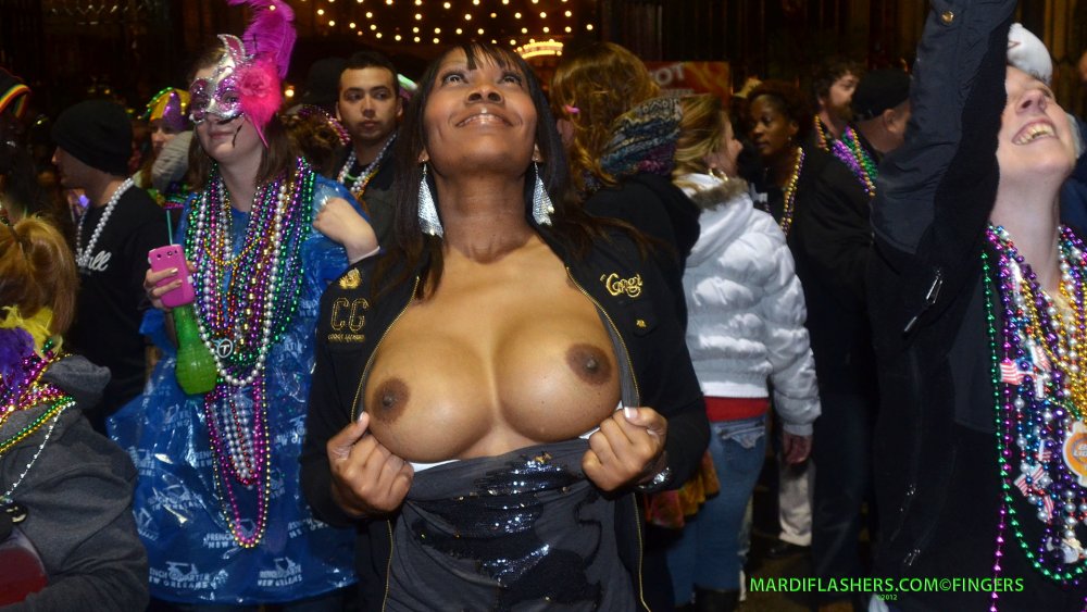 Big boobs at the festival