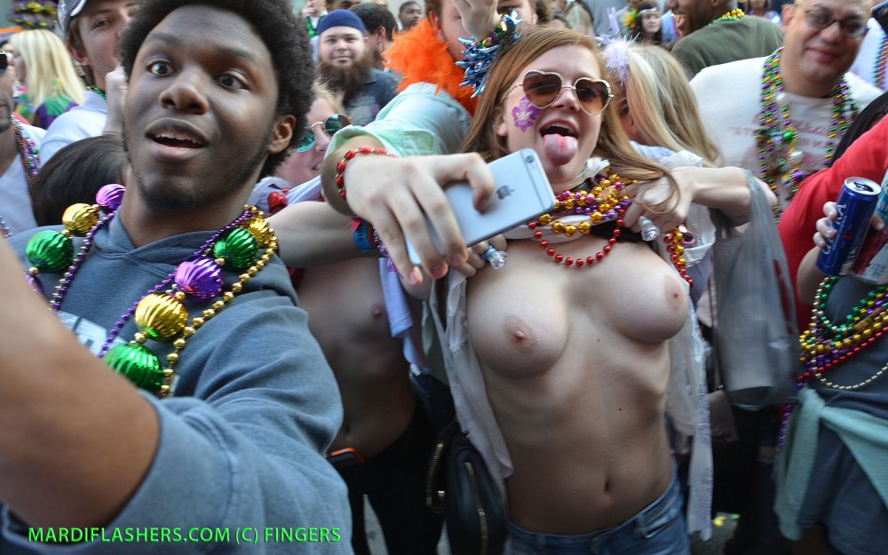 Milfyna festival shows boobs