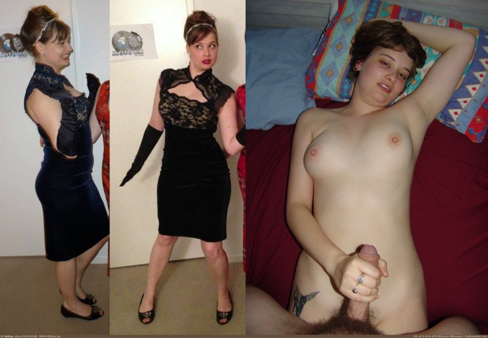 Dressed undressed mature private bondage