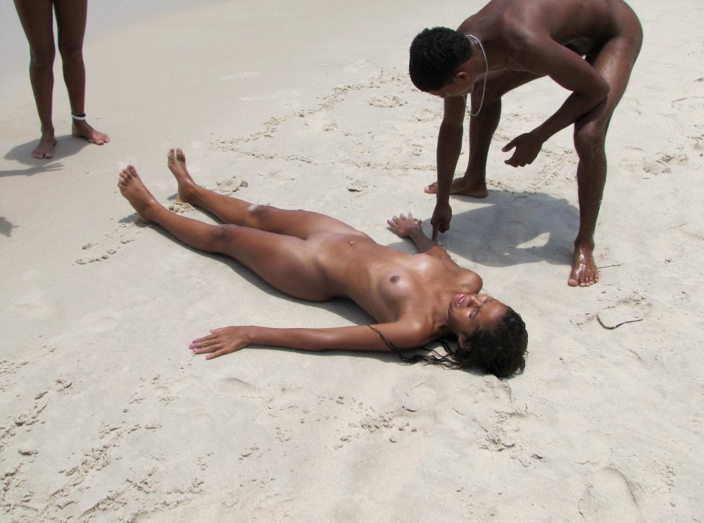 Naked Brazilians on the beach