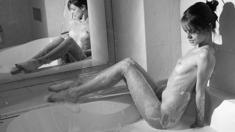 Aletta Ocean boobs in the bathroom