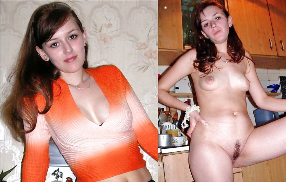 Girl with Clothes and without Police nude.l