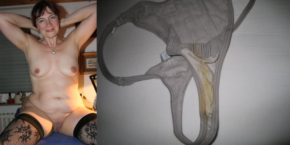 Dirty panties are mature