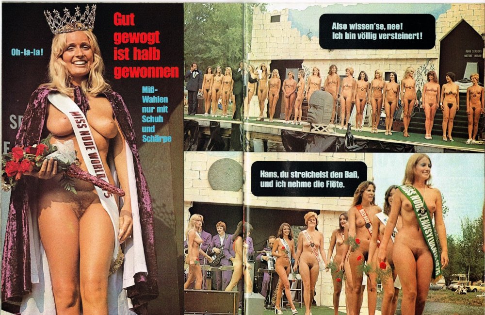 Retro nudist beauty contests