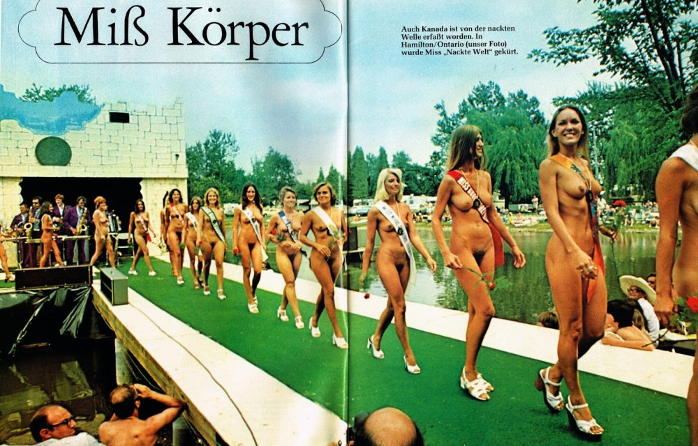 Naked Miss America Retro Competition