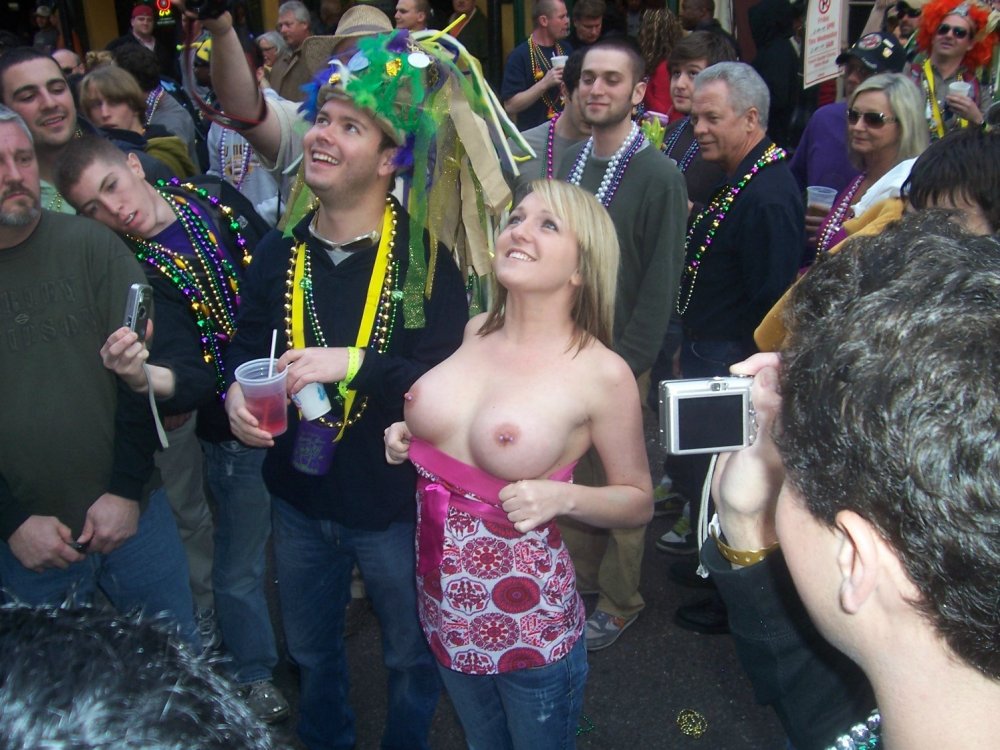 Festival Mardi Gra Tits Gif