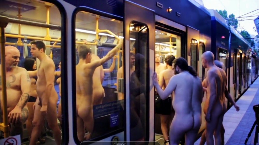 Erotic girl in the subway