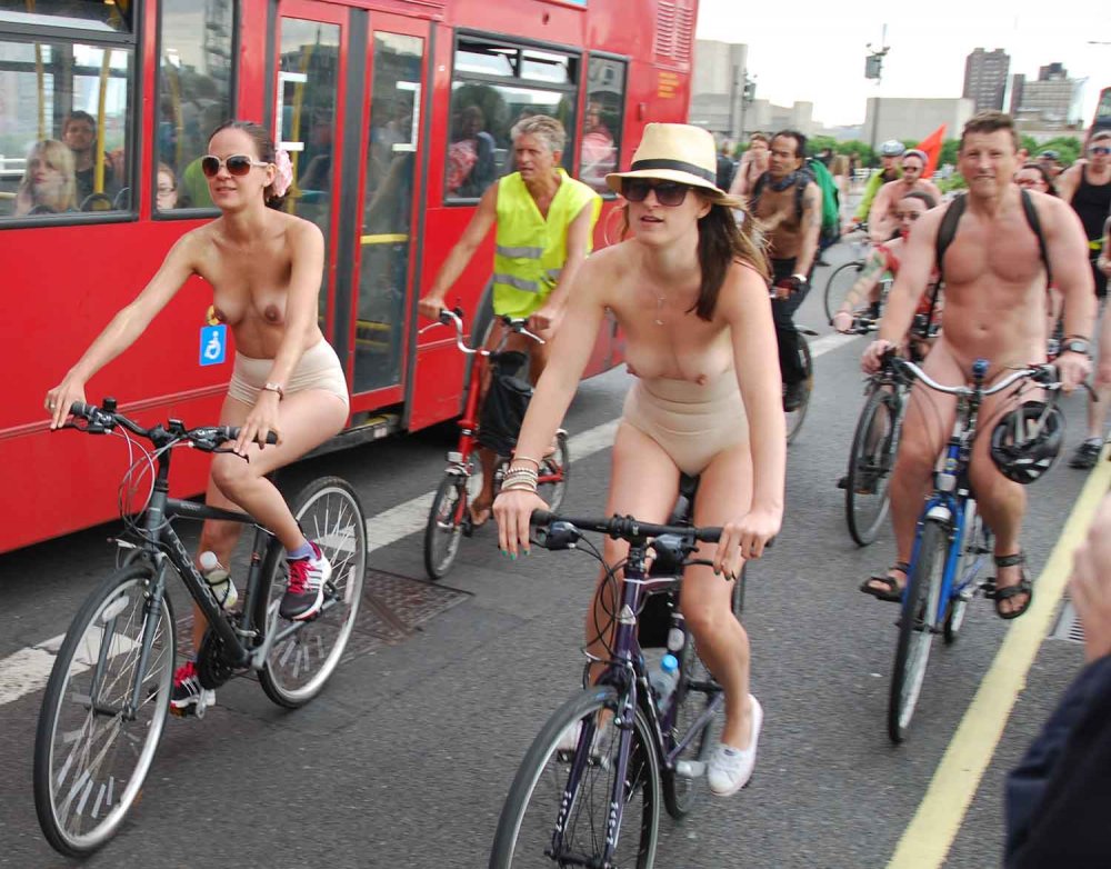 Random Wnbr Ladies (World Naked Bike Ride)
