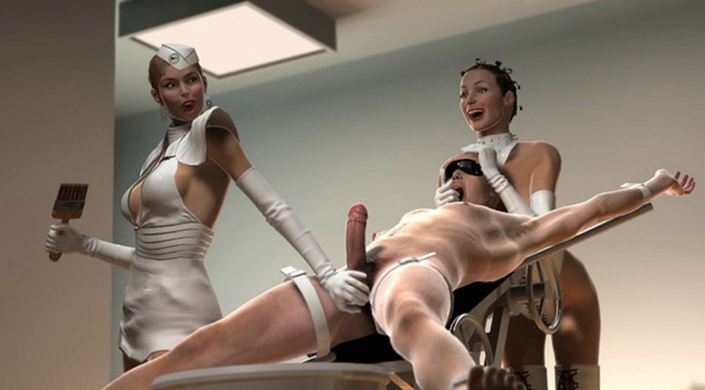 3D BDSM female dominance
