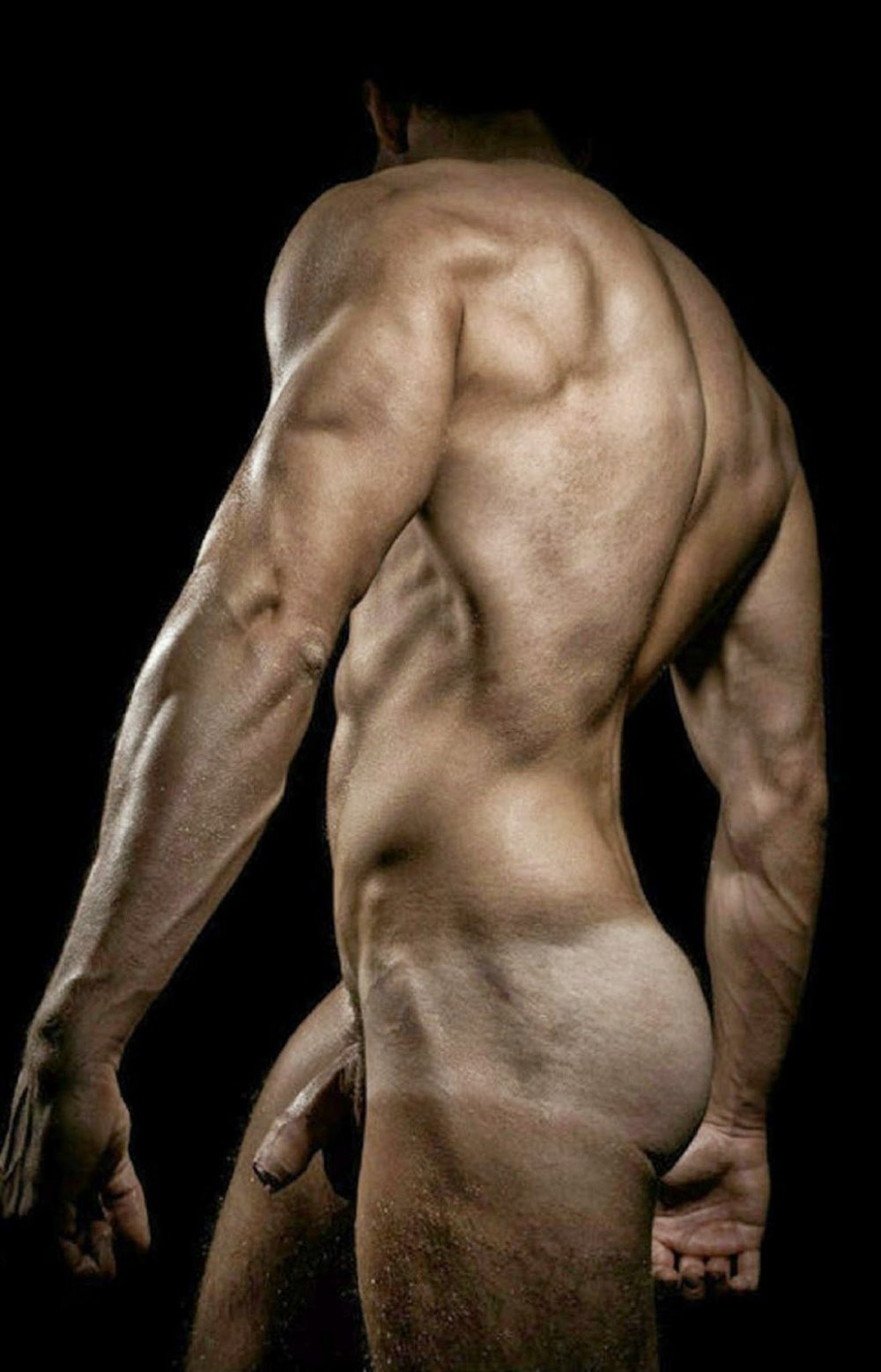 Erotic photo shoot with a guy