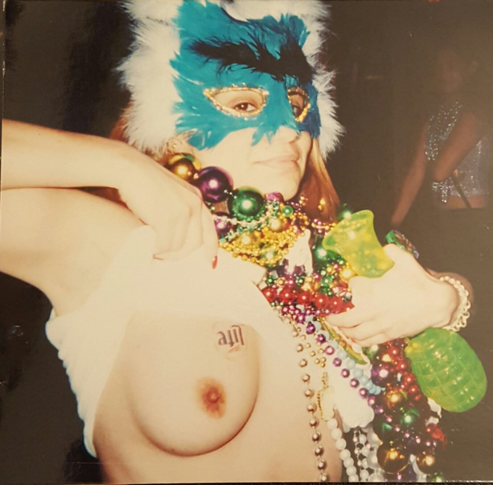 Huge natural boobs on Mardi Gra