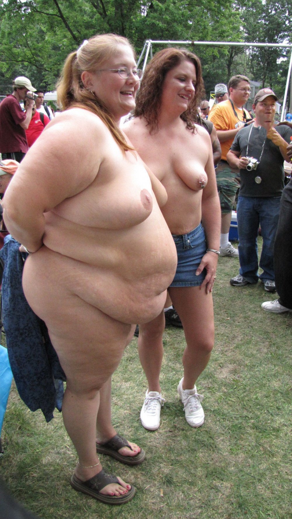 Naked thick women on the beach