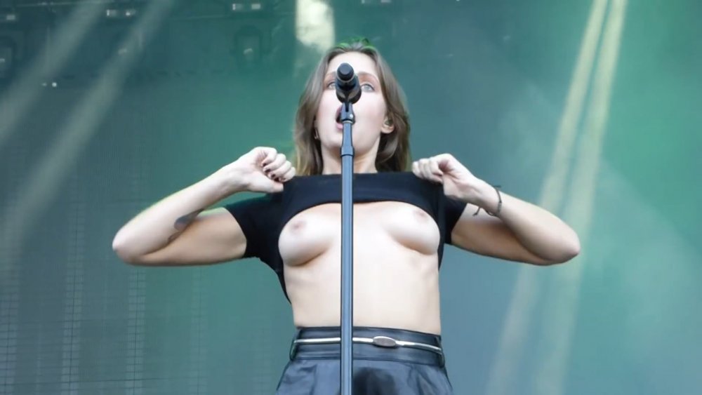 Swedish singer Tuva Lu boobs