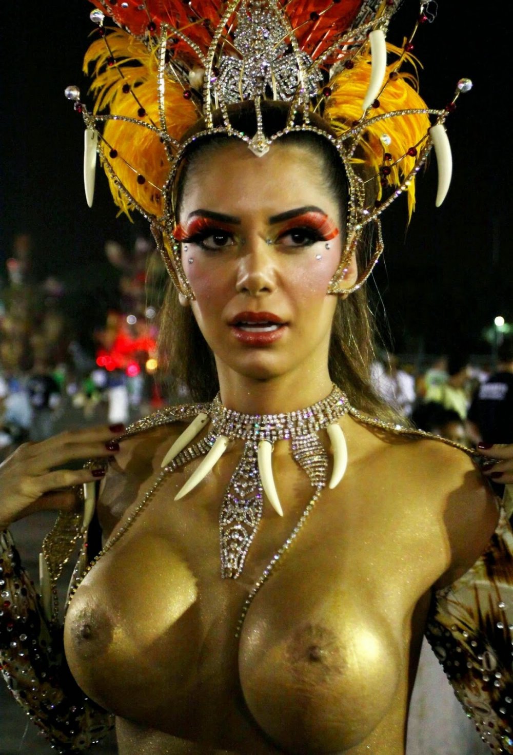 Carnival in Rio de Janeiro naked