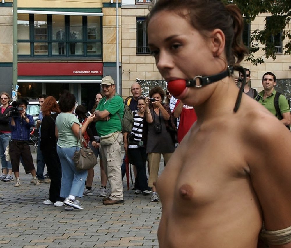 Public Disgrace in the Street in handcuffs