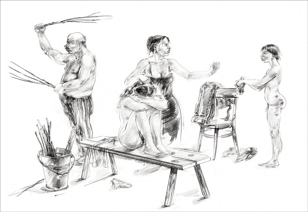 Vasily Kindinov drawings and illustrations