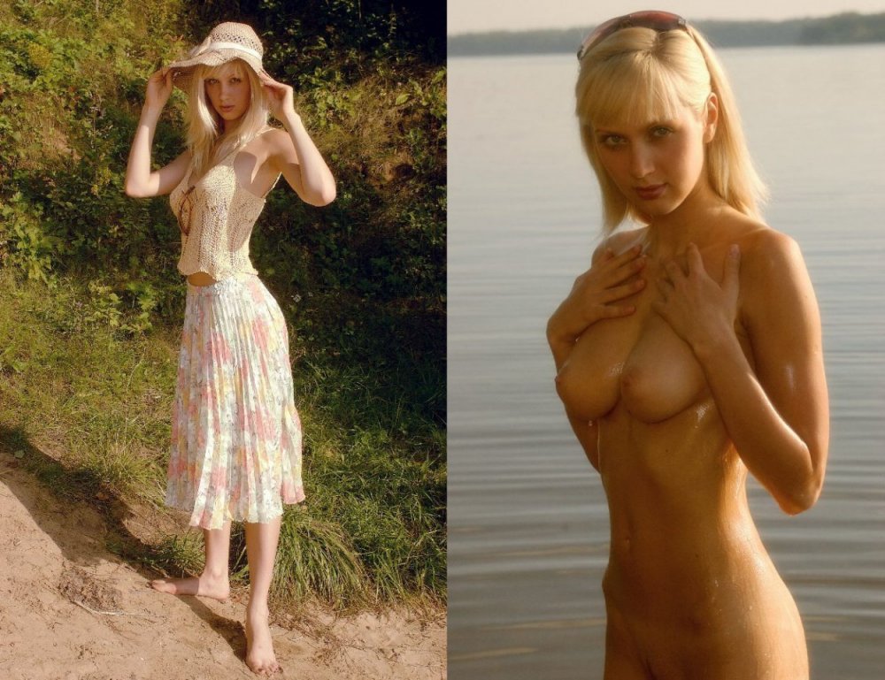 Girls dressed and undressed