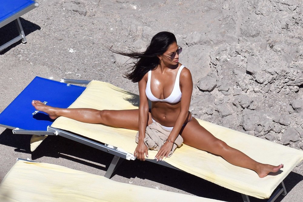 Nicole Galicia in a swimsuit