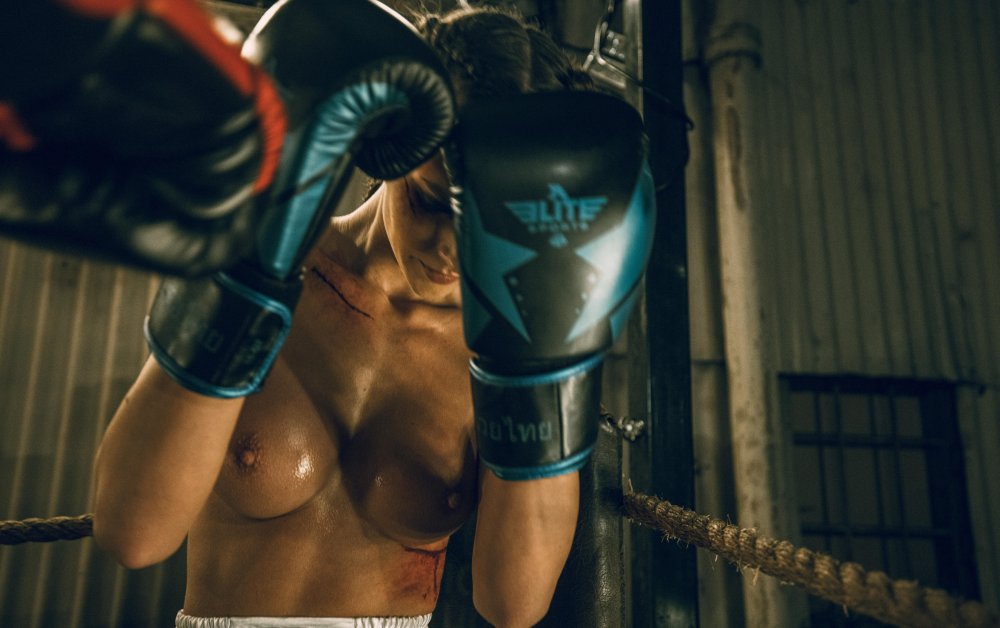 Boxing Girls Sexy Lesbian