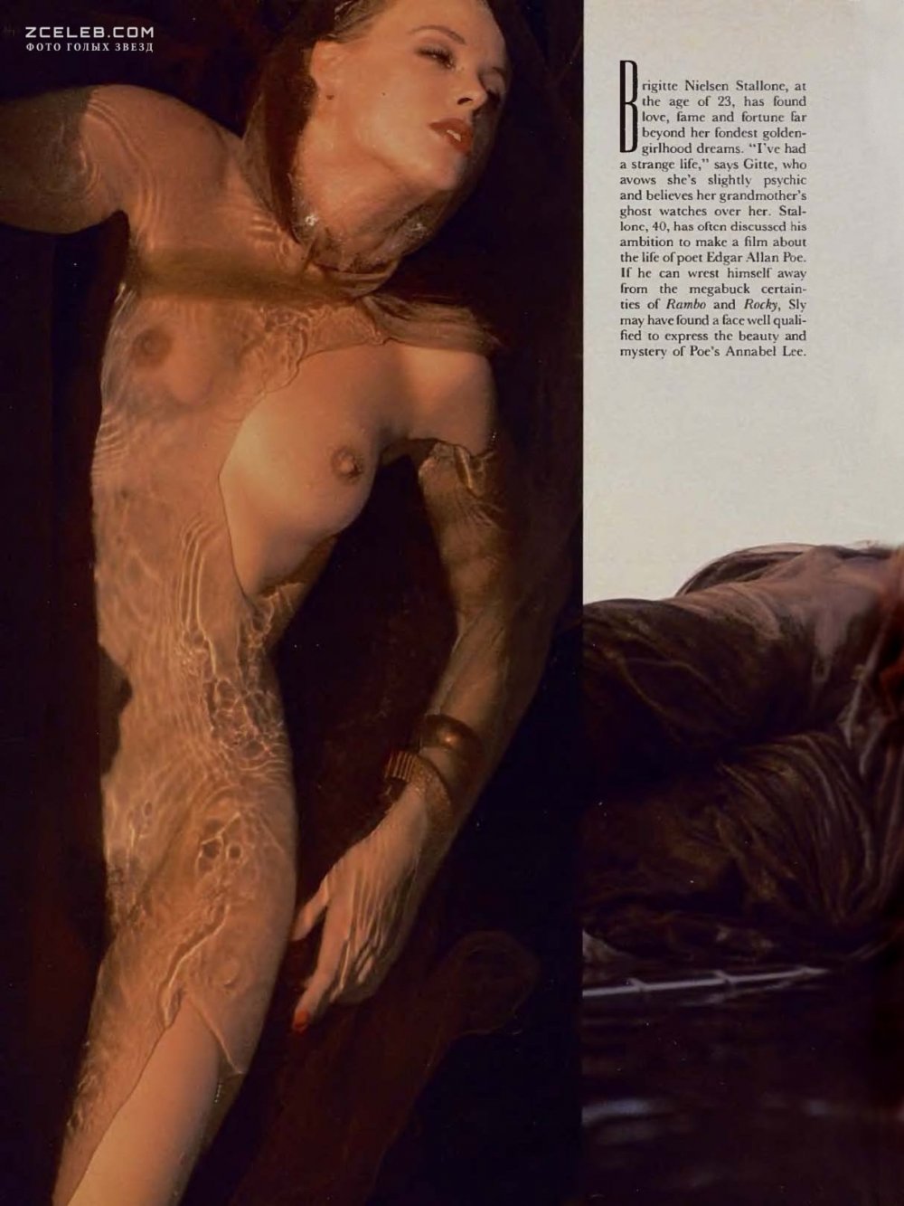 Bridget Nielsen erotic scenes