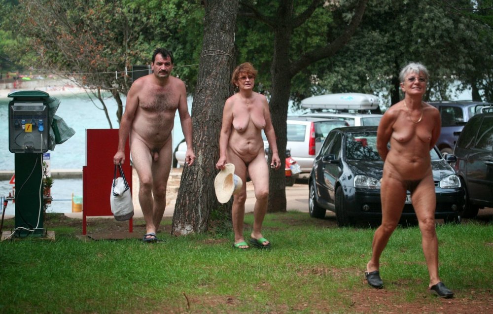 Elderly lesbian nudists