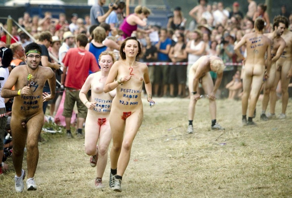Mass races of women naked