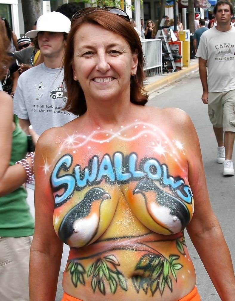 Body art small breasts