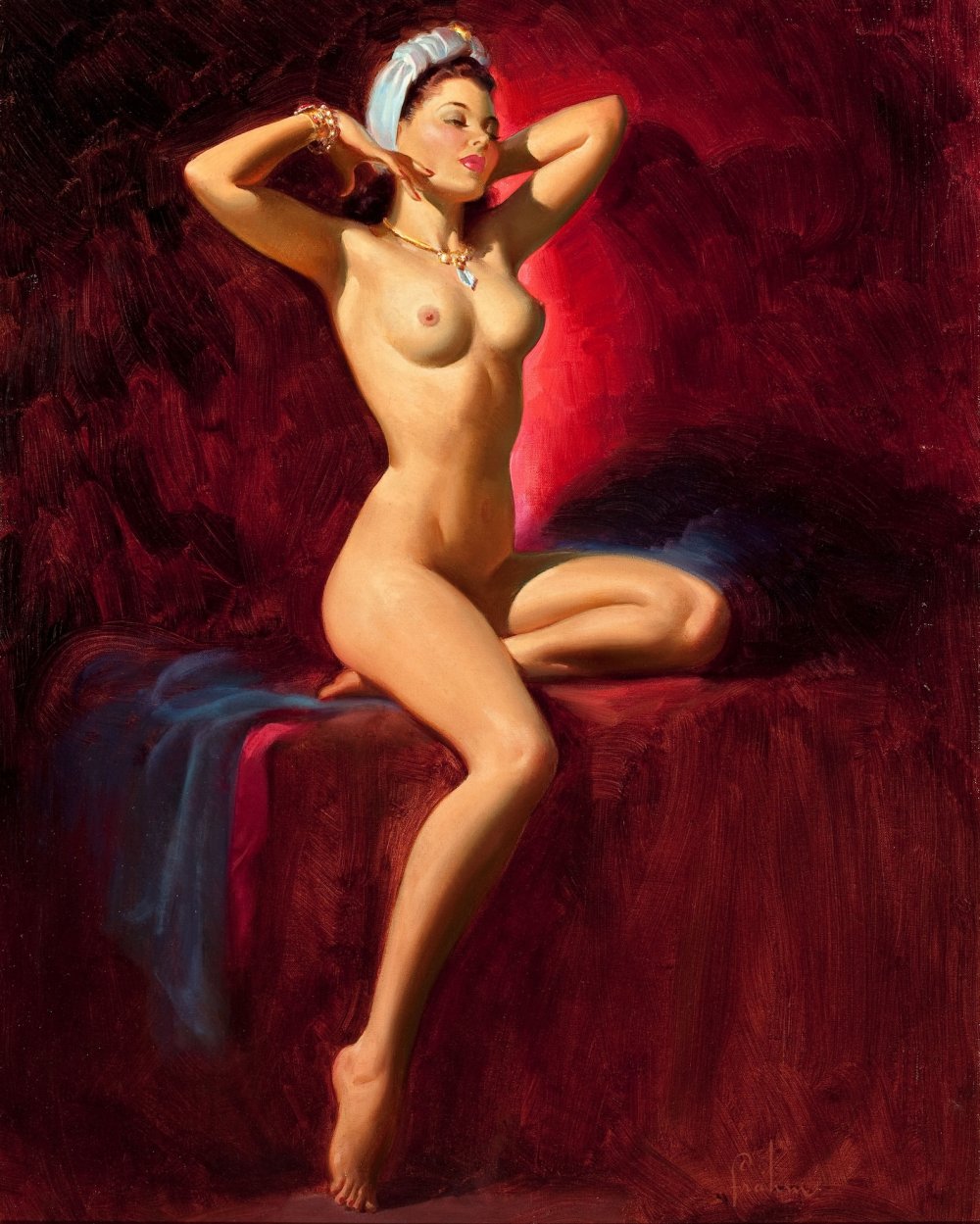 Erotic female portrait