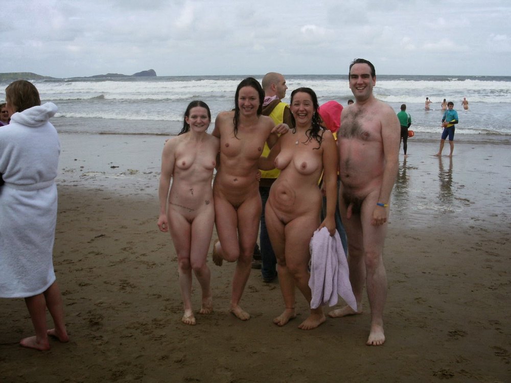 Naked nudist families