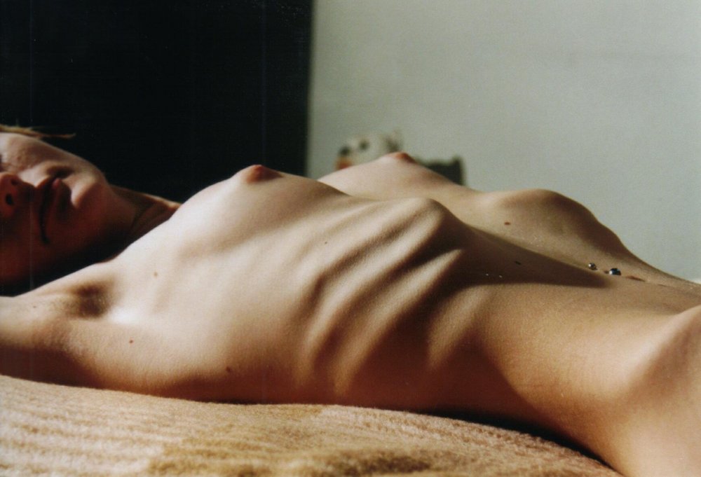 Very thin naked women