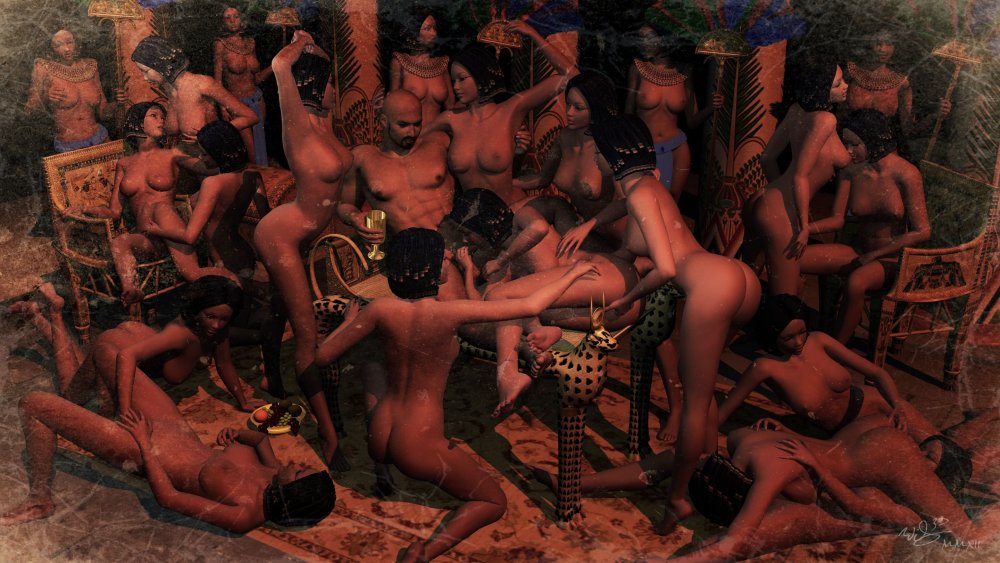 A huge beautiful orgy