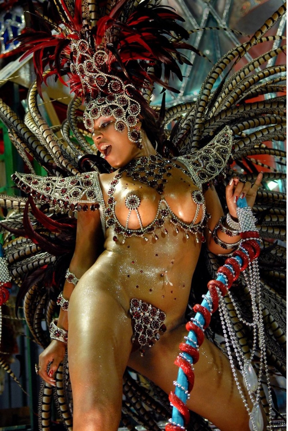 Carnival in Rio de Janeiro naked