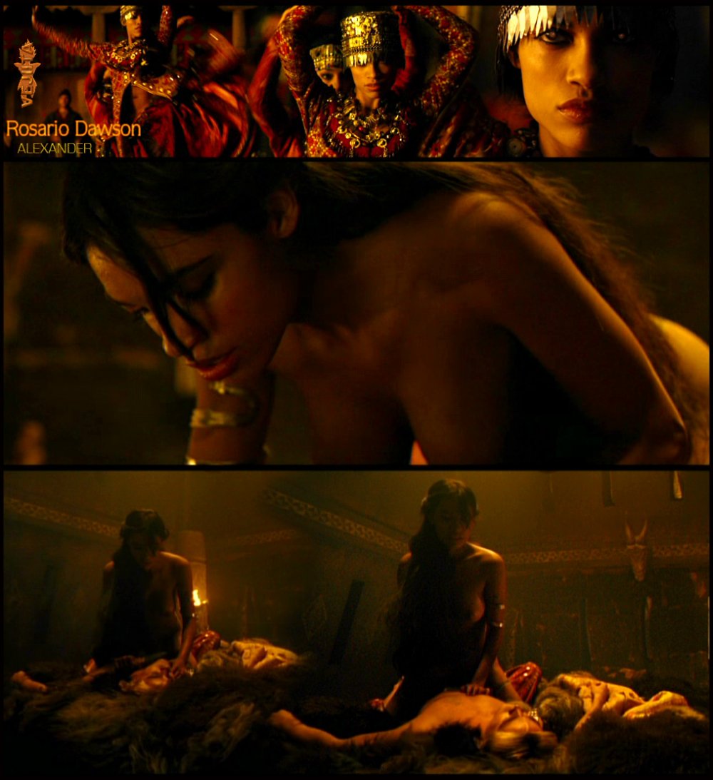 Rosario Dawson boobs Alexander