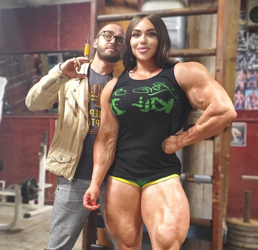 The bodybuilder Natalya Trukhina