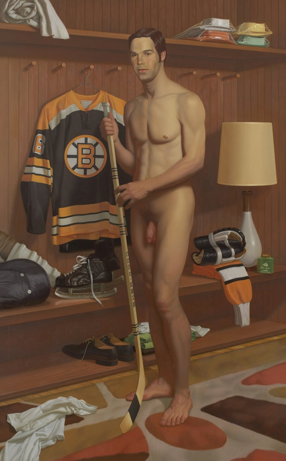 Finnish hockey players are naked