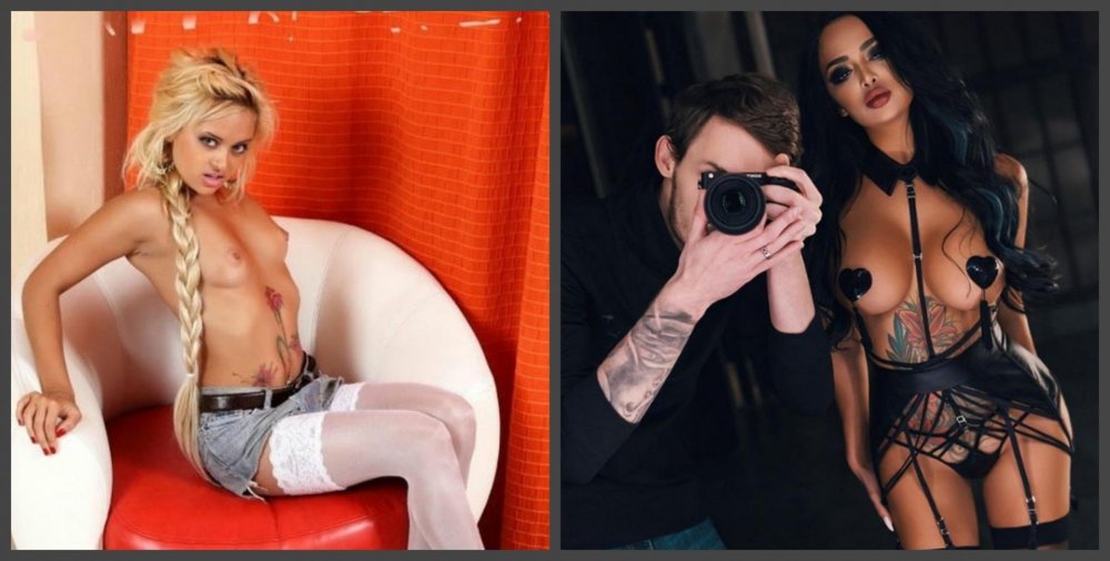 Naked Carolina Sun in panties