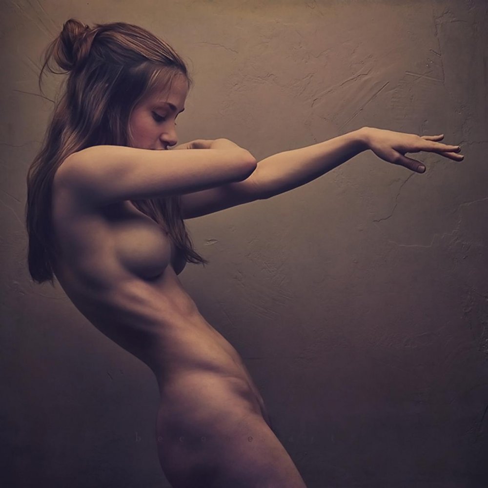 Beautiful naked female body