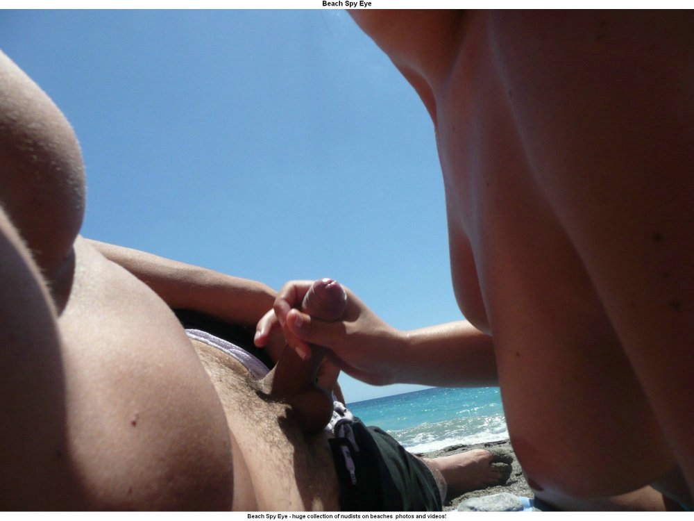 Naked guys on a nudic beach