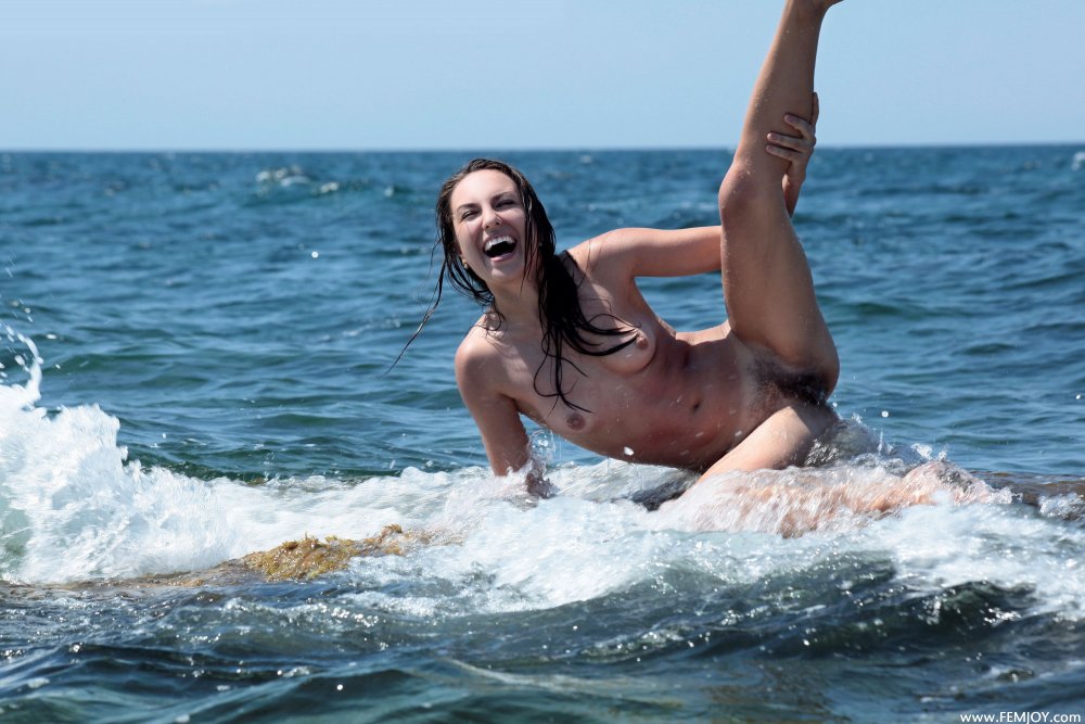 Naked on surfer Private