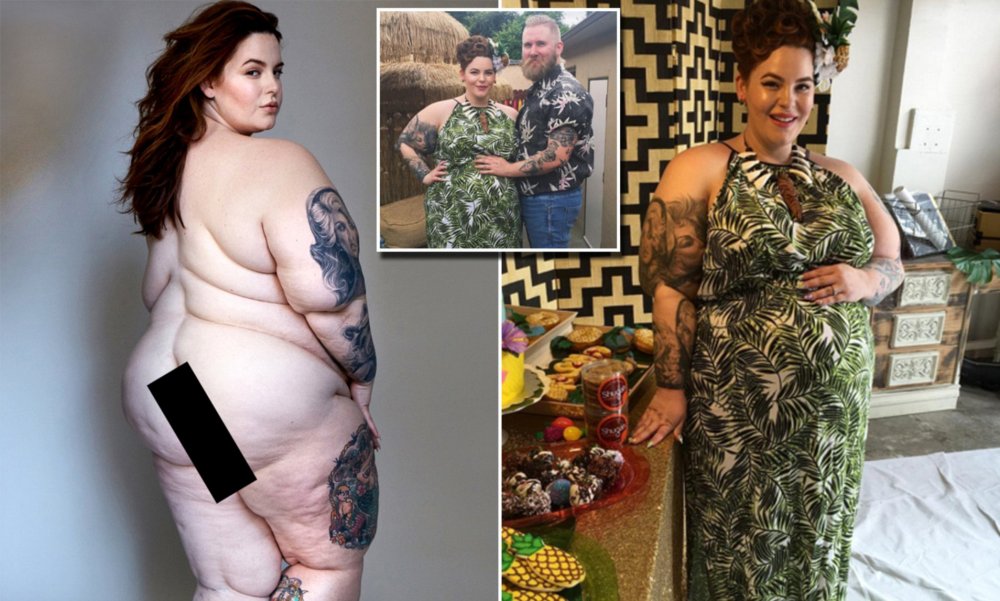 Plus Size Tess Hollidei Naked